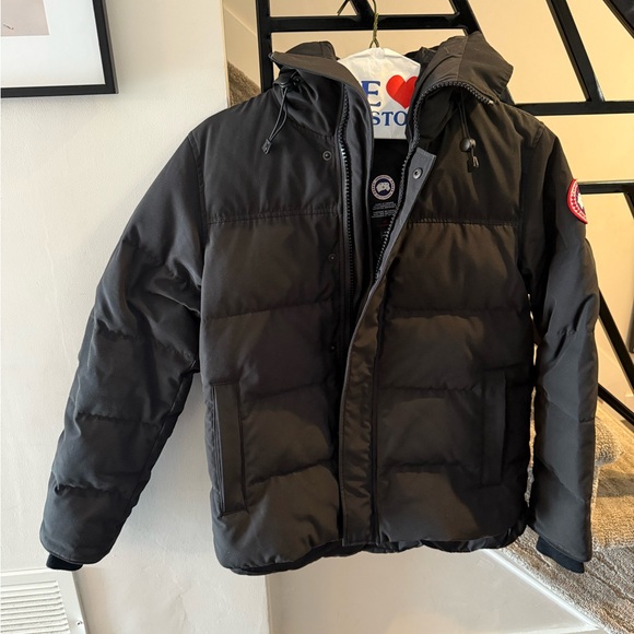 Canada Goose MacMillan Black Parka Jacket, EUC - Picture 4 of 10